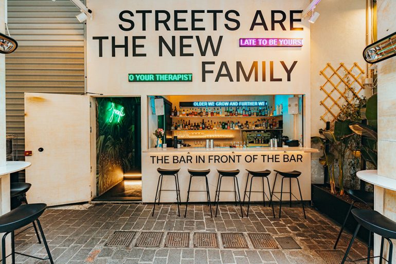 The Bar In Front Of The Bar